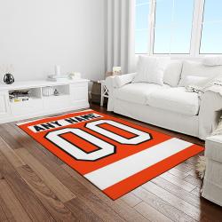 nhl philadelphia flyers hockey team logo sport carpet rectangle area rug for living room light room pf55
