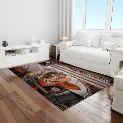 nhl philadelphia flyers hockey team logo sport carpet rectangle area rug for living room light room pf59