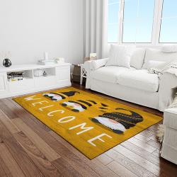 nhl pittsburgh penguins hockey team logo sport carpet rectangle area rug for living room light room pp35