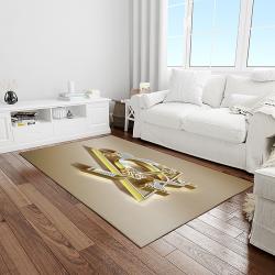 nhl pittsburgh penguins hockey team logo sport carpet rectangle area rug for living room light room pp51
