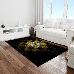 nhl pittsburgh penguins hockey team logo sport carpet rectangle area rug for living room light room pp63