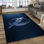 nhl tampa bay lightning hockey team logo sport carpet rectangle area rug for living room dark room tbl27