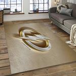 nhl tampa bay lightning hockey team logo sport carpet rectangle area rug for living room dark room tbl42