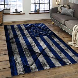 NHL Tampa Bay Lightning Hockey Team Logo Sport Carpet Rectangle Area Rug For Living Room TBL46