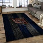 nhl tampa bay lightning hockey team logo sport carpet rectangle area rug for living room dark room tbl53