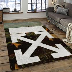 Off White Fashion Carpet Rectangle Area Rug For Living Room Bedroom Decor OWT20