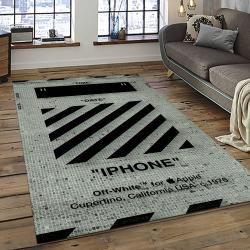 Off White Fashion Carpet Rectangle Area Rug For Living Room Bedroom Decor OWT24