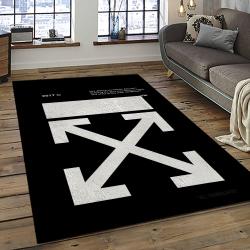 Off White Fashion Carpet Rectangle Area Rug For Living Room Bedroom Decor OWT37