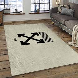 Off White Fashion Carpet Rectangle Area Rug For Living Room Bedroom Decor OWT39