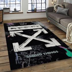Off White Fashion Carpet Rectangle Area Rug For Living Room Bedroom Decor OWT41