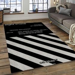 Off White Fashion Carpet Rectangle Area Rug For Living Room Bedroom Decor OWT7