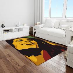singer bob marley music carpet rectangle area rug for living room bedroom decor light room bm10