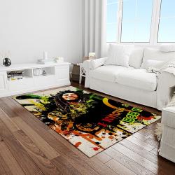 singer bob marley music carpet rectangle area rug for living room bedroom decor light room bm14