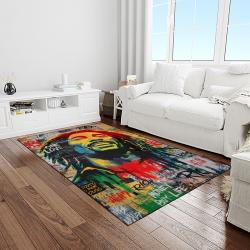 singer bob marley music carpet rectangle area rug for living room bedroom decor light room bm26
