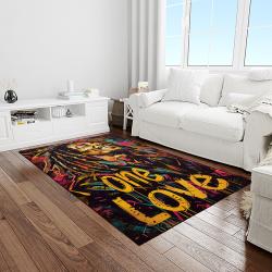 singer bob marley music carpet rectangle area rug for living room bedroom decor light room bm30