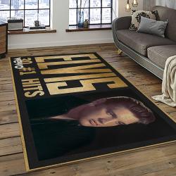 Singer Elvis Presley Music Carpet Rectangle Area Rug For Living Room Bedroom Decor EP07