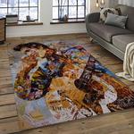 singer elvis presley music carpet rectangle area rug for living room bedroom decor dark room ep25
