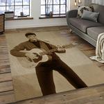 singer elvis presley music carpet rectangle area rug for living room bedroom decor dark room ep32