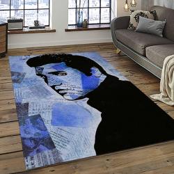 Singer Elvis Presley Music Carpet Rectangle Area Rug For Living Room Bedroom Decor EP54