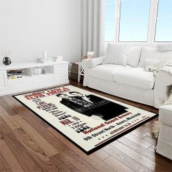 singer elvis presley music carpet rectangle area rug for living room bedroom decor light room ep03