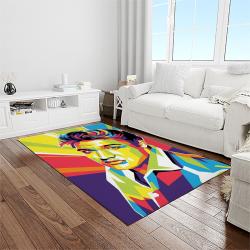 singer elvis presley music carpet rectangle area rug for living room bedroom decor light room ep44