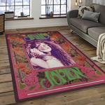 singer janis joplin music carpet rectangle area rug for living room bedroom decor dark room jj07