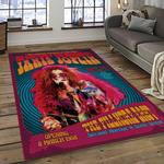 singer janis joplin music carpet rectangle area rug for living room bedroom decor dark room jj13