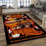 singer janis joplin music carpet rectangle area rug for living room bedroom decor dark room jj15