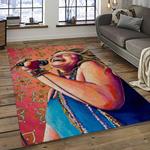 singer janis joplin music carpet rectangle area rug for living room bedroom decor dark room jj21