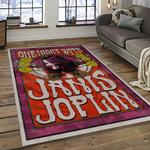 singer janis joplin music carpet rectangle area rug for living room bedroom decor dark room jj27