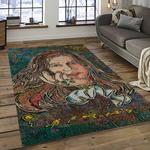 singer janis joplin music carpet rectangle area rug for living room bedroom decor dark room jj29