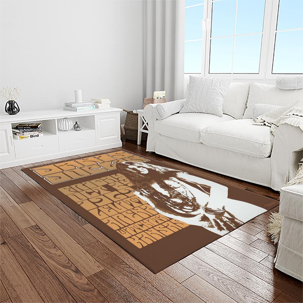 Singer Janis Joplin Music Carpet Rectangle Area Rug For Living Room Bedroom Decor JJ06 1 singer janis joplin music carpet rectangle area rug for living room bedroom decor light room jj06