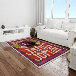 singer janis joplin music carpet rectangle area rug for living room bedroom decor light room jj27