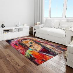 singer janis joplin music carpet rectangle area rug for living room bedroom decor light room jj38