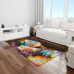 singer janis joplin music carpet rectangle area rug for living room bedroom decor light room jj39