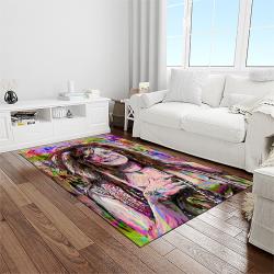 singer janis joplin music carpet rectangle area rug for living room bedroom decor light room jj43