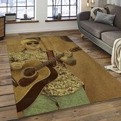 Singer Jimmy Buffett Music Carpet Rectangle Area Rug For Living Room Bedroom Decor JB05