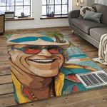 singer jimmy buffett music carpet rectangle area rug for living room bedroom decor dark room jb09
