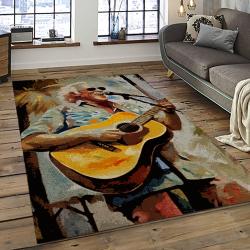 Singer Jimmy Buffett Music Carpet Rectangle Area Rug For Living Room Bedroom Decor JB11