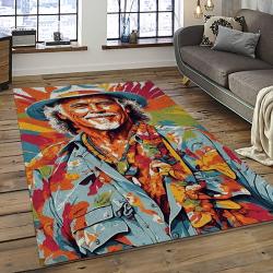 Singer Jimmy Buffett Music Carpet Rectangle Area Rug For Living Room Bedroom Decor JB16