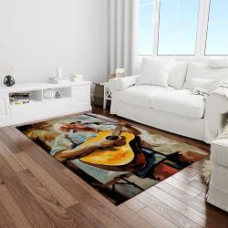 singer jimmy buffett music carpet rectangle area rug for living room bedroom decor light room jb11