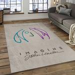 singer john lennon music carpet rectangle area rug for living room bedroom decor dark room jl07