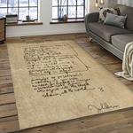 singer john lennon music carpet rectangle area rug for living room bedroom decor dark room jl10
