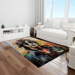 singer john lennon music carpet rectangle area rug for living room bedroom decor light room jl04