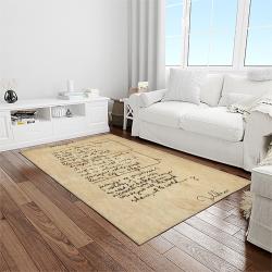 singer john lennon music carpet rectangle area rug for living room bedroom decor light room jl10