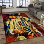 singer stevie ray vaughan music carpet rectangle area rug for living room bedroom decor dark room srv06