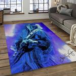 singer stevie ray vaughan music carpet rectangle area rug for living room bedroom decor dark room srv08