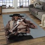 singer stevie ray vaughan music carpet rectangle area rug for living room bedroom decor dark room srv11