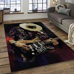 singer stevie ray vaughan music carpet rectangle area rug for living room bedroom decor dark room srv13
