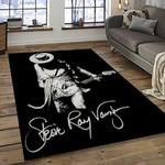 singer stevie ray vaughan music carpet rectangle area rug for living room bedroom decor dark room srv16